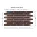 Фасадная Loft Brick Pepper от производителя  Термопанели Аляска по цене 2 300 р